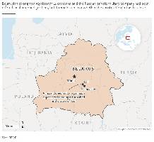 Belarusian strongman Alyaksandr Lukashenka said the Russian private military company had been offered an abandoned garrison, but it remains unclear whether the construction in Tsel is related.