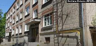 The run-down building registered as the address of OTK Group in Riga. There was no sign of the OTK Group or of any other commercial activity.