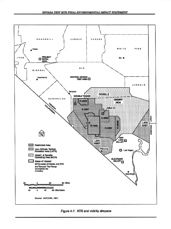 NTS and vicinity airspace