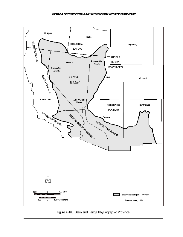 Basin and Range Physiographic province
