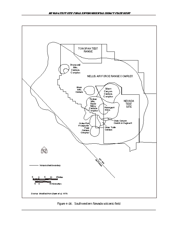 Southwestern Nevada volcanic flow