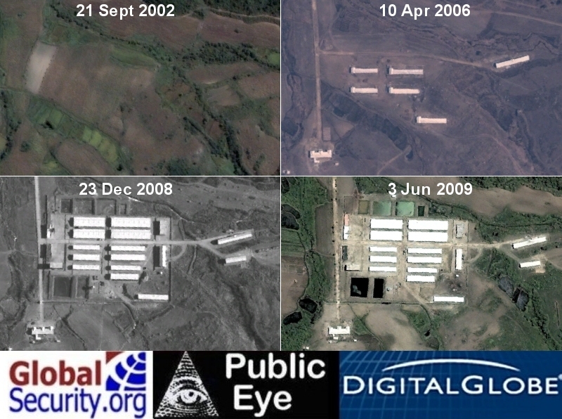 Construction sequence of the support complex at Tongch'ang-dong