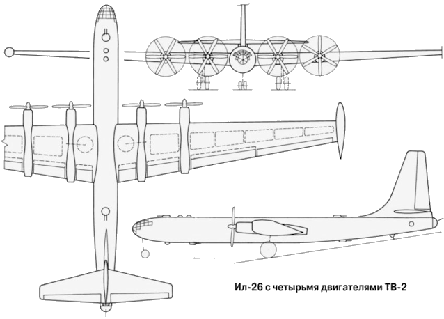 Ilyushin Il-26 strategic bomber