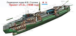 P-2 project (1949) Stalin's submarine